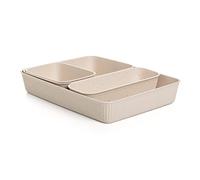 TATAY Lot de 4 Organisateurs (1 Slim + 1 A6 + 1 A5 + 1 A4) Baobab ECOHOME, Polypropylène, Sans BPA, 100% matériaux recyclés