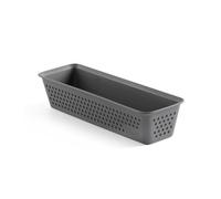 Tatay Organisateur Slim Bohol, en polypropylène, sans BPA, plastique 100% recyclé, gris anthracite, dimensions 8,5 x 26 x 5,5 cm