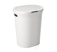 Tatay Panier à Linge Baobab, Capacité 40L, Polypropylène, sans BPA, avec Couvercle, Blanc Pergame. Dimensions : 41 x 33 x 50 cm 1010001