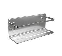 TATAY Panier Rectangulaire de la Collection Serenity, en Aluminium, Couleur Chromé, Dimensions 30 x 12 x 10 cm