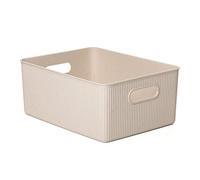 TATAY Paniers et Boîtes de Rangement Plastique 15 L Baobab | Boîte Organisatrice | Poignées Intégrées | Design Compact et Polyvalent | Plastique 100 % Recyclé Sans BPA | 29,4 x 38,5 x 16 cm, Ecohome