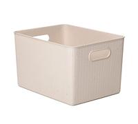 Tatay Panier de Rangement Rectangulaire Baobab ECOHOME, Capacité 22L, Polypropylène, sans BPA, 100% matériaux recyclés. Mesure 29,4 x 38,5 x 23 cm 7010438 Beige