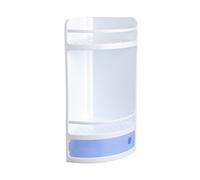 TATAY 4432000 Kristal Etagère d'angle à Tiroir Plastique Bleu Translucide 28,5 x 19 x 50 cm