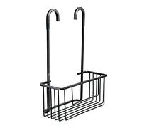 Tatay 6603400 Support de Douche avec Cintre Aluminium, 100 pour 100 INOX, Aluminium anodisé, Design Moderne, Noir, Dimensions 28 x 12,8 x 38,5 cm