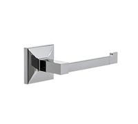 TATAY Porte Papier Toilette sans perçage ou avec vis | Kit Glue&Fix (10 kg) + vis Inclus | Acier Inoxydable | 6 x 6,5 x 16 cm - Modèle Iconik - Chromé