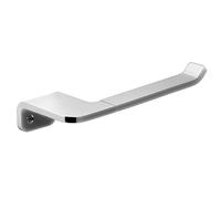 TATAY Porte-Rouleau de Papier Toilette sans Couvercle Flat, en Aluminium anodisé Mat, Double Système de Fixation, Vis et Système Glue & Fix, sans Perçage. Dimensions 7 x 3 x 16,5 cm