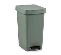 TATAY Poubelle Cuisine avec Pédale Smart 25L | Design Compact et Fonctionnel | Pour Intérieur et Extérieur | Compatible avec Sacs de 30L | Plastique Recyclé Sans BPA | 26x36x47cm, Vert