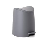 TATAY Poubelle Salle Bain avec Pédale Standard 3L | Design Pratique et Fonctionnel | Plastique de Grande Qualité | Compacte et Facile à Utiliser | Fabriquée en Espagne | 19x21,8x22,1cm - Gris