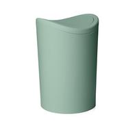 TATAY Poubelle Salle Bain avec Couvercle Bascule | Capacité 6L | Design Compact et Moderne | Matériau Résistant et Facile à Nettoyer | Fabriqué en Espagne | 19 x 19 x 28 cm - Vert