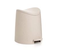 Tatay Poubelle de salle de bain avec pédale standard ECOHOME, 3 l de capacité, en polypropylène, sans BPA, plastique 100 % recyclé, dimensions 19 x 21,8 x 22,1 cm