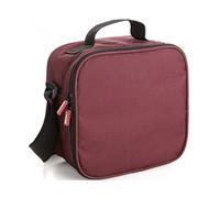 Tatay Sac Isotherme Repas, Capacité 3 L, Avec 4 Boîtes Hermetiques en Plastique (2 x 0,5 L, 2 x 0,2 L) Sans BPA, Bordeaux. Mesure 22,5 x 10 x 22 cm