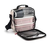 Tatay Sac Isotherme Repas, Capacité 3 L, Avec 4 Boîtes Hermetiques en Plastique (2 x 0,5 L, 2 x 0,2 L) Sans BPA, Gris Avec Des Étoiles. Mesure 22,5 x 10 x 22 cm