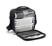 Tatay Sac Isotherme Repas, Capacité 3 L, Avec 2 Boite Hermetiques en Verre 0.57L, Noir, 22 x 12 x 21.5 cm