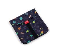 TATAY Sacs à Sandwich Réutilisable, Sac en Tissu idéal pour le Goûter, Adaptable, Facile à nettoyer, Sans BPA, Personnalisable. Planètes. Dimensions 18 x 18 cm.