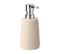 Tatay Distributeur de savon liquide Saigon 6360200 - Polyrésine Beige 7,7 x 7,7 x 16,6 cm
