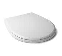 TATAY Siège de WC Universel Olympia, de PP, Résistant aux chocs, 100 % recyclable, longue durée de vie, facile à entretenir., Fabriqué en Espagne, Couleur Blanc, Dimensions 35.5 x 5 x 46 cm