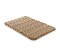 TATAY Tapis de Bain Nuvola, 100% Microfibre, Antidérapant, Absorbant, Séchage rapide, Toucher doux, Effet mémoire, Lavable, Beige. Mesure 40 x 60 cm