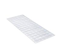 TATAY Tapis de douche antidérapant Design Barcelona PVC 96x36 cm – ventouses, antibactérien