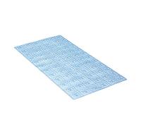 TATAY Tapis de Douche Antidérapant, PVC, avec ventouses, Résistant à la moisissure et aux Microbes, Antibactérien, Design Barcelona, Bleu. Mesure 72 x 36 cm