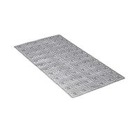 TATAY Tapis de Douche Antidérapant, PVC, avec ventouses, Résistant à la moisissure et aux Microbes, Antibactérien, Design Barcelona, Gris. Mesure 72 x 36 cm