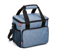 TATAY Urban Food Picnic - Sac Isotherme Repas, Capacité 11 L, Triple Couche de matériau, Flexible et 100% Etánche.Denim Bleu, 28.5 x 21 x 24 cm
