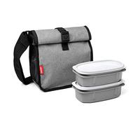 Tatay Urban Food Roll & Go - Sac Isotherme Repas, Capacité 4,2 L, Avec 2 Boîtes Hermetiques en Plastique 0,5 L Sans BPA, Denim Grey. Mesure 22 x 11 x 22,5 cm
