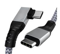 TÃªte Ã angle droit de 240 W Ã 90 degrÃ©s, cÃ¢ble GEN 2-USB 3.2, cÃ¢ble USB-C mÃ¢le, 20 Gbit/s Multicolore 2 m