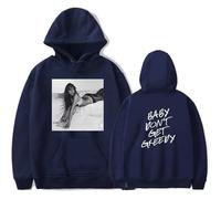 Tate McRae Baby T8 Greedy Tour Sweat À Capuche 2D Fashion Imprimé Pullover Sweatshirt Casual Street Trendy Hoodies Fashion Clothing XXS-4XL-Black||XXS