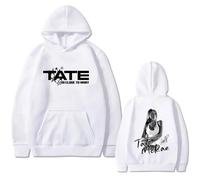 Tate McRae est si Proche de ce Que Miss Possessive Motif imprimé Sweat à Capuche Mode rétro pour Homme Automne et Hiver