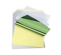 TATELF papier transfert tatouage, 40 Feuilles A4 Papier stencil tatouage transfert, 4 couches, 21,6 x 27,9 cm, format A4 DIY Tattoo Transfer Paper pour Tatouage Imprimantes Thermiques