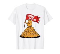 Taters Over Haters Drapeau de la Victoire Humoristique Pomme de Terre Humour T-Shirt Graphique avec Valeur