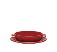 TATIN + Plat D28 Céramique Flame Emile HENRY Rouge Grand cru