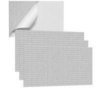 TATIVALO Lot de 16 panneaux acoustiques autocollants 120x60 cm, Panneaux muraux de protection acoustique et d'insonorisation en fibre de polyester feutre 1200g/m² pour mur et plafond, Bureau, Home