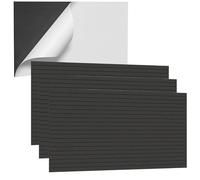 TATIVALO Lot de 8 panneaux acoustiques autocollants - 120 x 60 cm - Panneaux muraux - Insonorisation et isolation acoustique - En feutre de fibre de polyester - 1200 g/m² - Pour mur et plafond - Pour