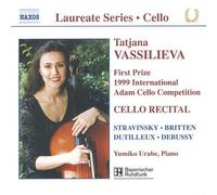 Tatjana Vassiljeva - Laureate Series: Tatjana Vassilieva Cello Recital [New CD]
