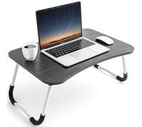 Tatkraft Olaf Grand Bureau Pliant d’Ordinateur pour Les Genoux, Plateau de lit de Petit-Déjeuner, Support pour Ordinateur Portable de Bureau à Domicile