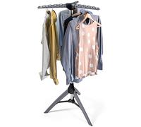 Tatkraft Pine Séchoir à Linge Pliable Robuste, Porte Cintres à Bras, Etendoir Parapluie pour Repassage, Capacité: 30 kg, 42 Cintres, Facile à Installer