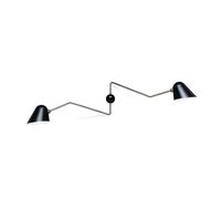 TATO BChênehina Applique Murale Double Noir & Laiton