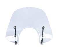 TaTonCycle Moto Scooter Sport vélo Pare-Brise Flux d'air déflecteur de Vent Avant visière Sport Convient pour P-iaggio V-espa LX 50 125 150 LX50 LX125 LX150 GT200 GTS250 Toute l'année (Gris Fumée)