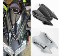 TaTonCycle Pare-Brise de Moto de Course pour Z650 Z 650 Z-6502020 2021 2022 2023 2024 Déflecteur de Vent à Double Bulle (Fumée Noir)
