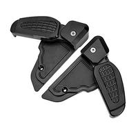 TaTonCycle Repose-pieds arrière pour moto Extension de repose-pieds pliable Pédale pour passager Accessoires de moto compatibles avec V-espa Primavera Sprint 125 150 2017-2022 (Noir)