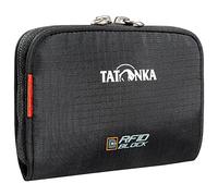 Tatonka Big Plain Wallet RFID Block - Portefeuille avec bloqueur RFID - Testé TÜV - Compartiment pour pièces de Monnaie, Compartiments pour Cartes de crédit, Black-rip