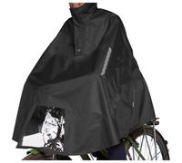 Tatonka Poncho de vélo imperméable avec capuche, fenêtre de visualisation pour la lumière du vélo, réflecteurs et interventions pour les mains - Disponible en trois tailles (S/M/L)