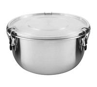 Tatonka Boîte alimentaire en acier inoxydable avec couvercle, fermetures à clip - 0,75 l/1,5 l/2 l - Incassable, sans substances nocives, passe au lave-vaisselle