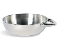 Tatonka Bol avec grip S - Bol léger en acier inoxydable 18/8 avec poignée et échelle de volume - Antirouille, adapté à un usage alimentaire et résistant aux acides de fruits - Diamètre 15,5 x 4,5 cm -