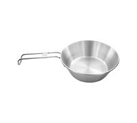 Tatonka Bol de 500 ml - Bol en acier inoxydable avec poignée rabattable amovible et graduation du volume - Diamètre : 15 x 5 cm