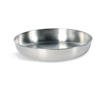 Tatonka Assiette de camping Picnic Plate Ø16,5 – Acier inox 18/8 – Résiste aux acides – Argenté