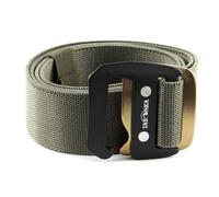 Tatonka Ceinture élastique de 38 mm Mixte, Gris/Olive, 125 x 3,8 cm