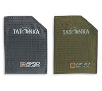 Tatonka EC 2992 Porte-Cartes RFID B Set 2, Assorté, 9 x 6,5 x 0,5 cm, 0,001 l, 2992, Noir/Olive