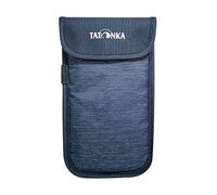 Tatonka Étui pour Smartphone XXL (16,5 x 8,5 cm) - Étui de Protection rembourré avec Fermeture Velcro - Dimensions intérieures : 16,5 x 8,5 cm (Bleu Marine)